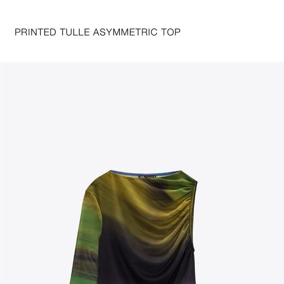 Ruched tulle top - Picture 2 of 2